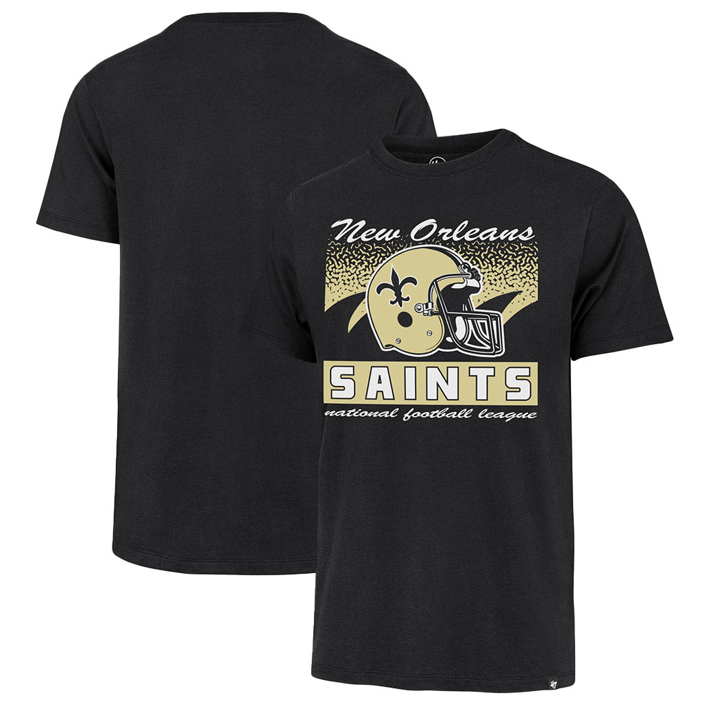 NFL New Orleans Saints '47 Waver Franklin T-Shirt - Black
