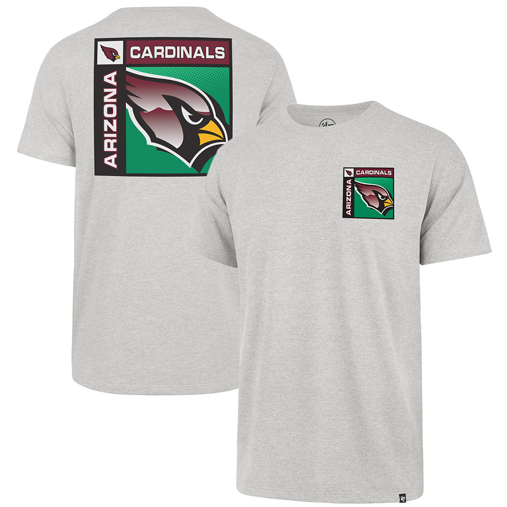 NFL Arizona Cardinals '47 Chrome Plate Franklin T-Shirt - Gray