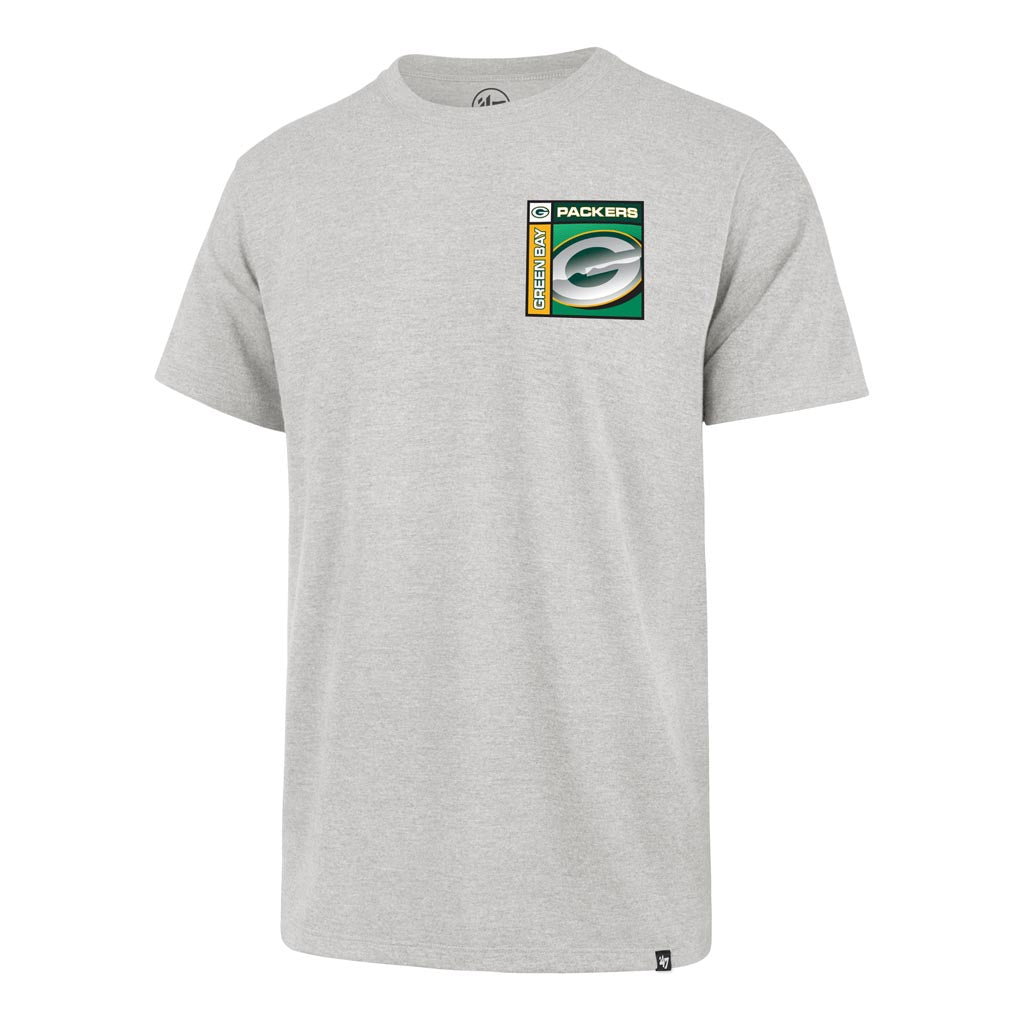 NFL Green Bay Packers '47 Chrome Plate Franklin T-Shirt - Gray