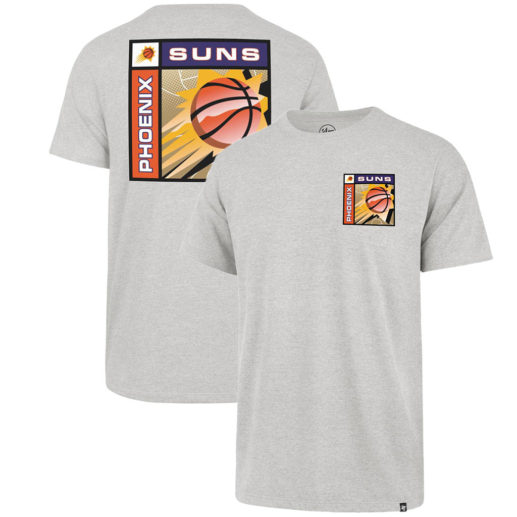 NBA Phoenix Suns '47 Chrome Plate Franklin T-Shirt - Gray