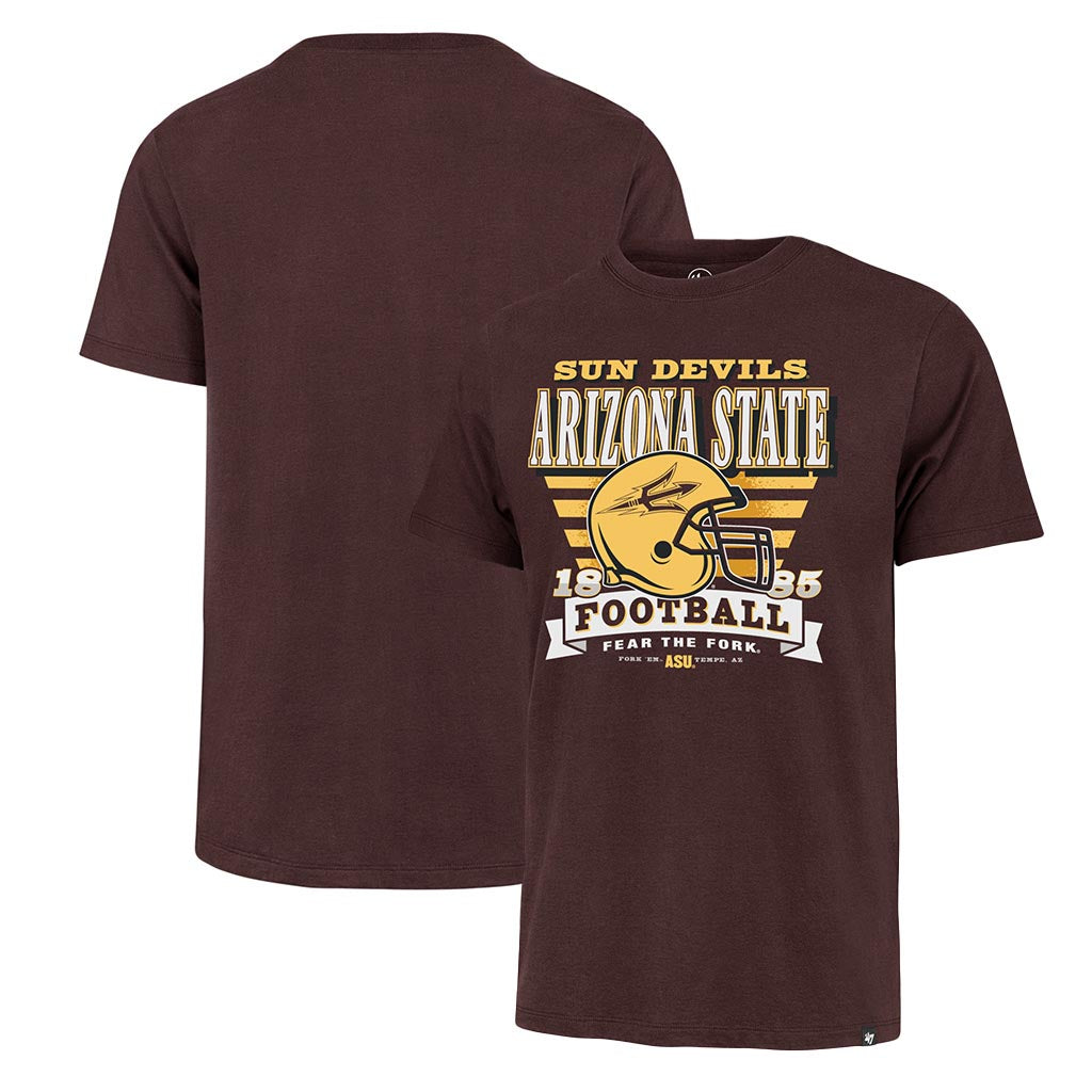NCAA Arizona State Sun Devils '47 Stripe Splash Franklin T-Shirt - Maroon