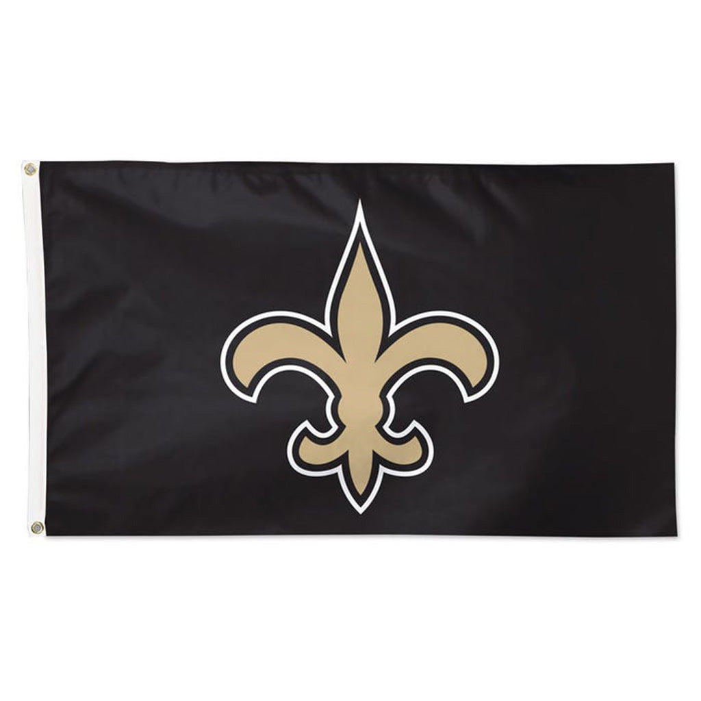 NFL New Orleans Saints WinCraft 3' x 5' Team Flag - Black