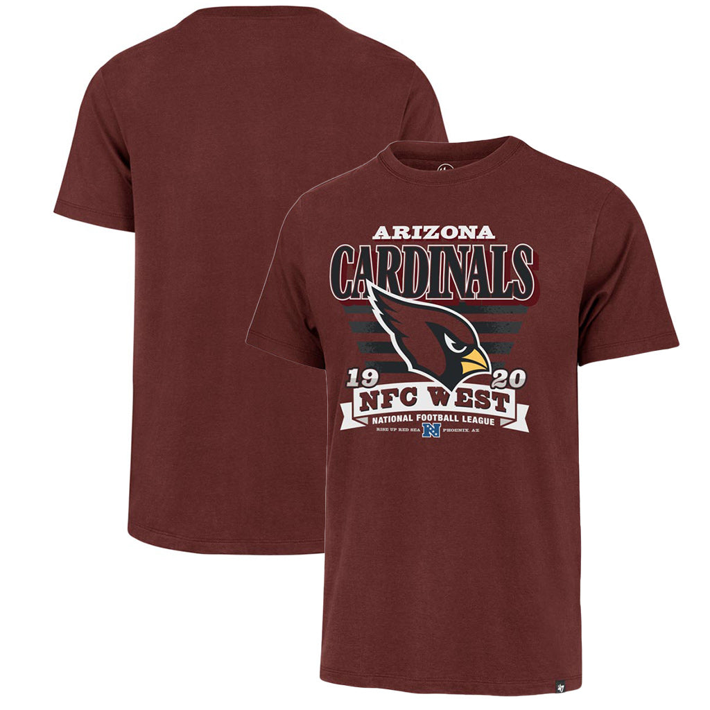 NFL Arizona Cardinals '47 Stripe Splash Franklin T-Shirt - Red