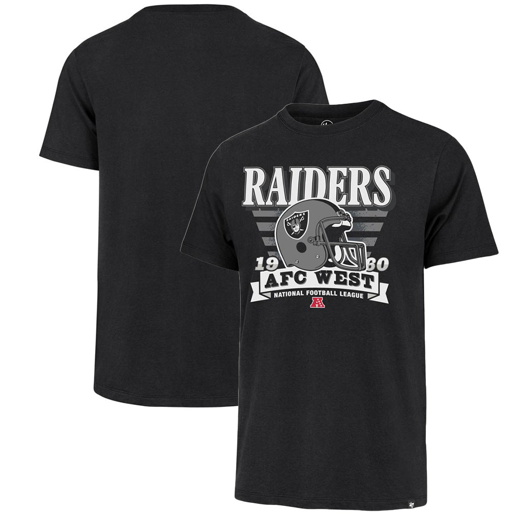 NFL Las Vegas Raiders '47 Stripe Splash Franklin T-Shirt - Black