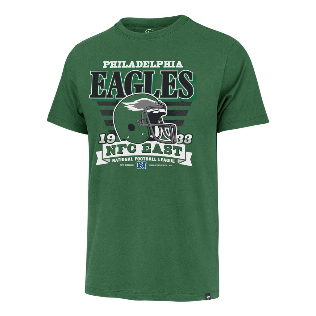 NFL Philadelphia Eagles '47 Stripe Splash Franklin T-Shirt - Green