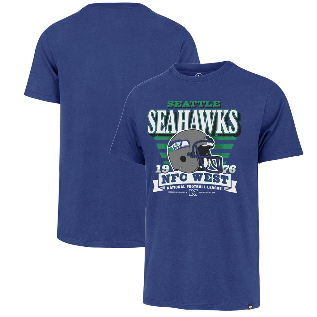 NFL Seattle Seahawks '47 Stripe Splash Franklin T-Shirt - Blue