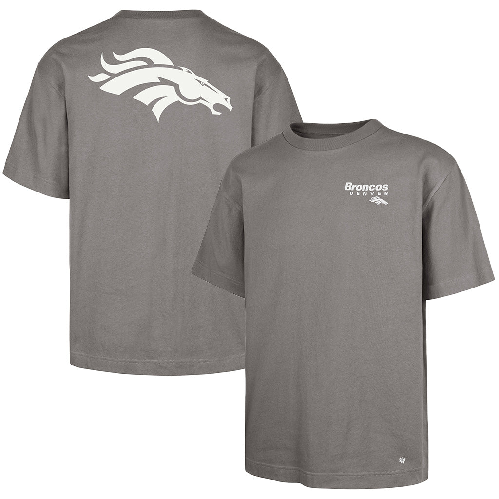NFL Denver Broncos '47 Wolf Lateral Foundation T-Shirt - Gray