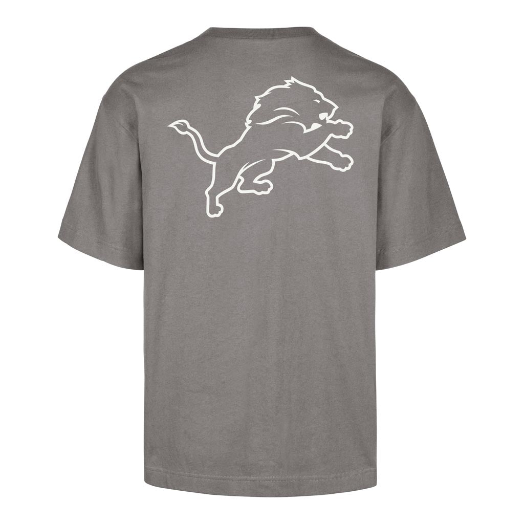 NFL Detroit Lions '47 Wolf Lateral Foundation T-Shirt - Gray