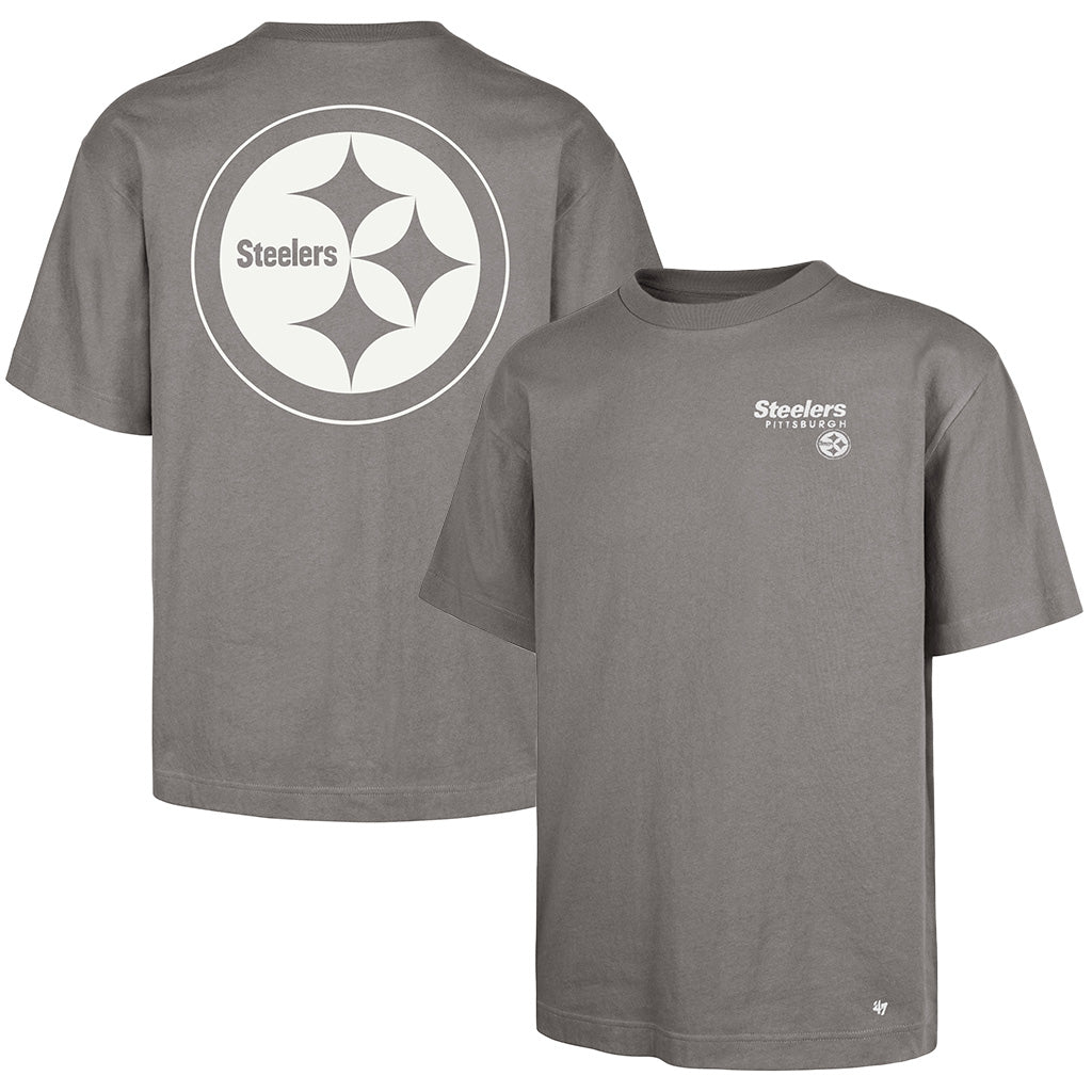 NFL Pittsburgh Steelers '47 Wolf Lateral Foundation T-Shirt - Gray