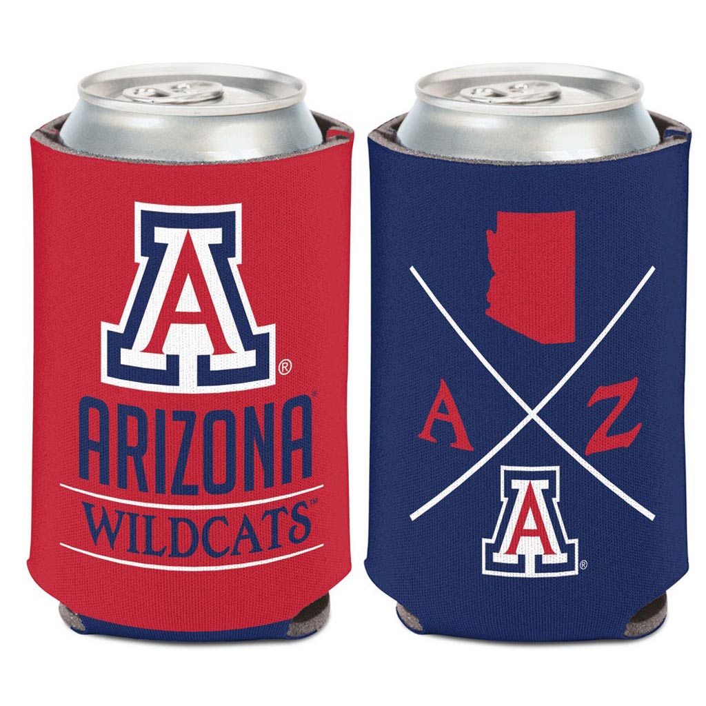 NCAA Arizona Wildcats WinCraft 12oz Cross AZ Can Cooler