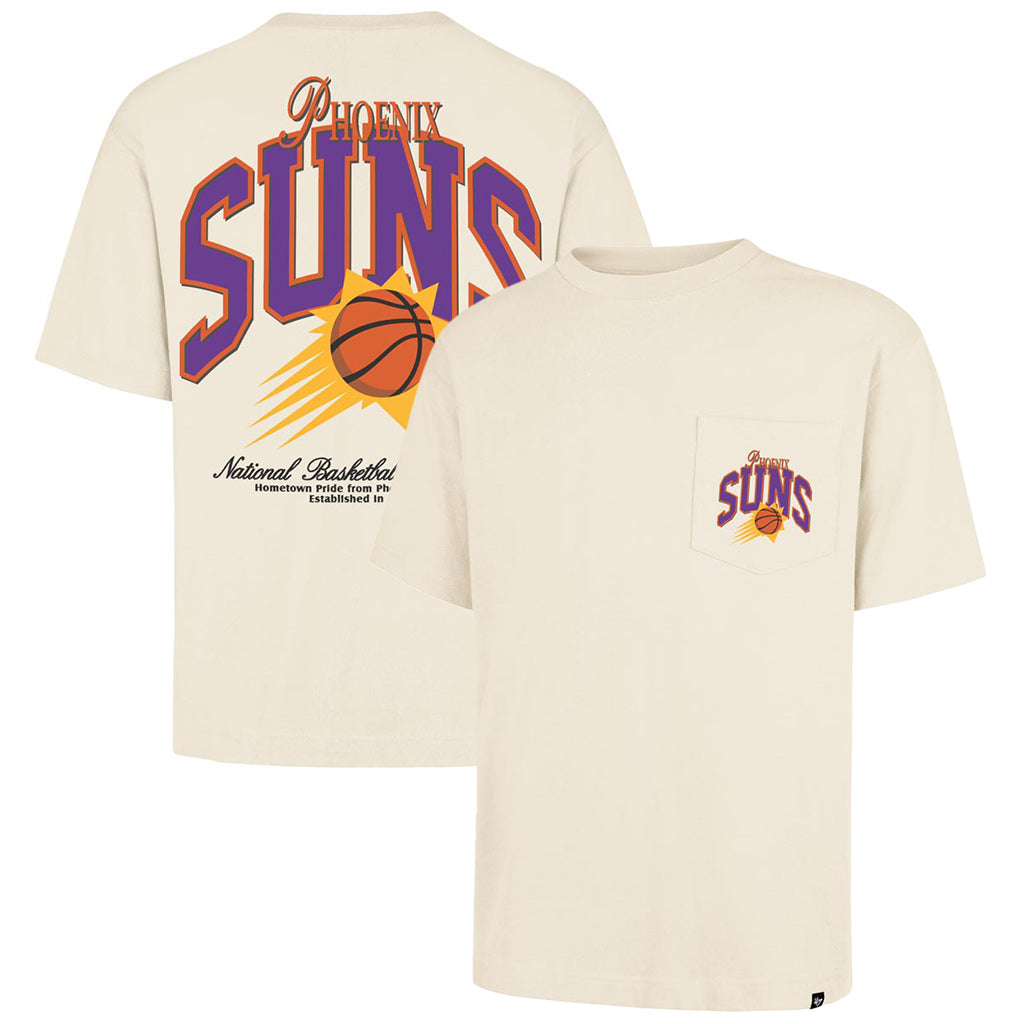 NBA Phoenix Suns '47 Back Door Foundation Pocket T-Shirt - Cream