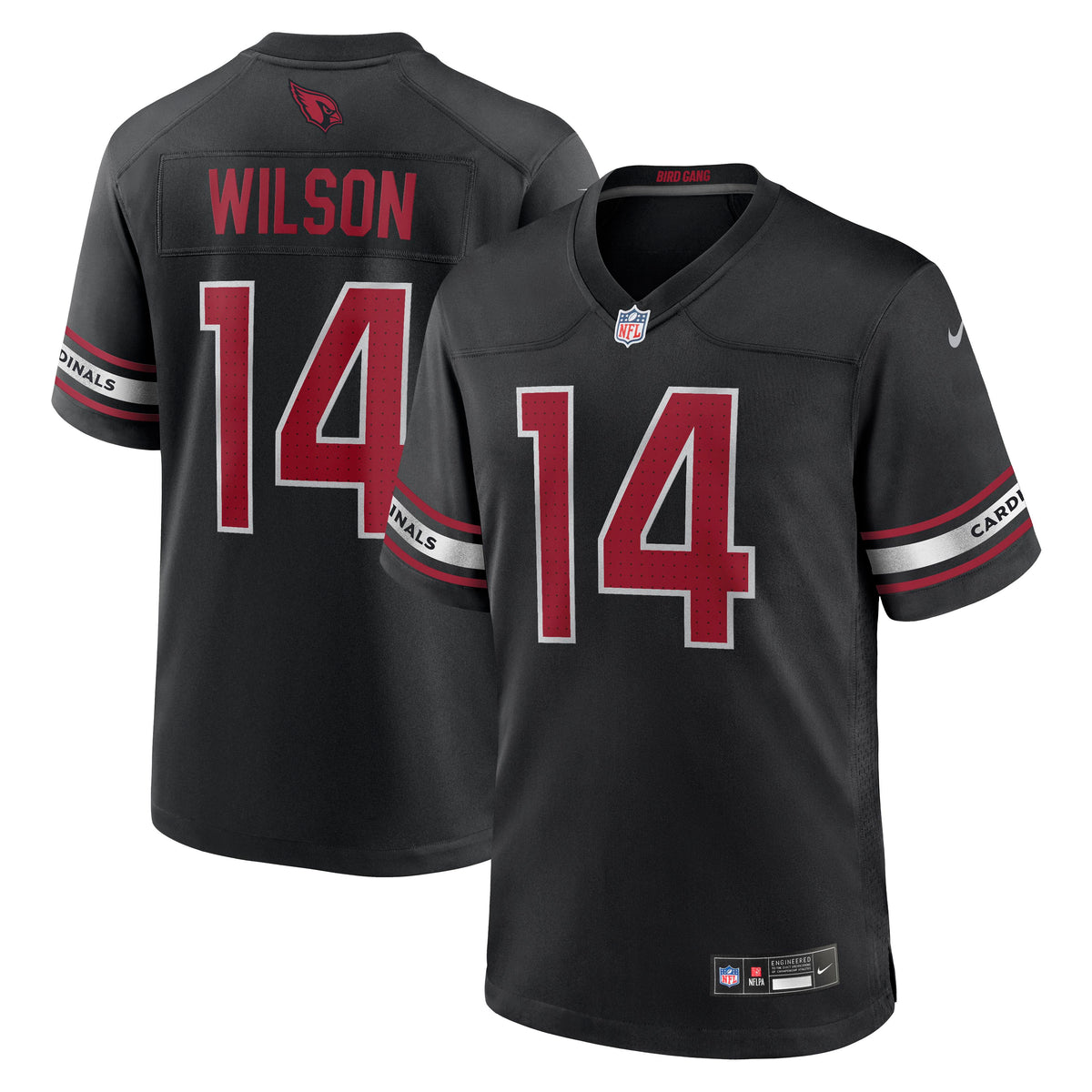 NFL Arizona Cardinals Michael Wilson Nike Alternate Game Jersey- Black