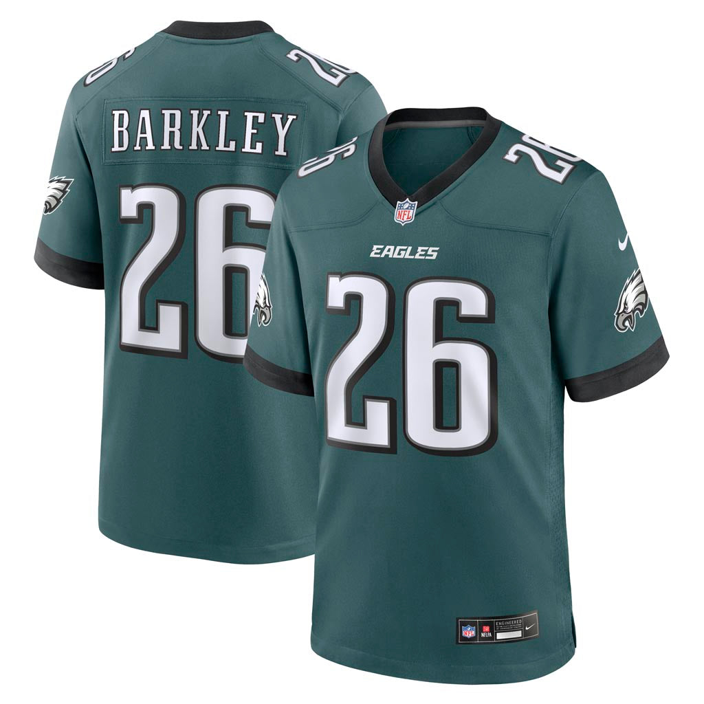 NFL Philadelphia Eagles Saquon Barkley Nike Home Game Jersey - Green
