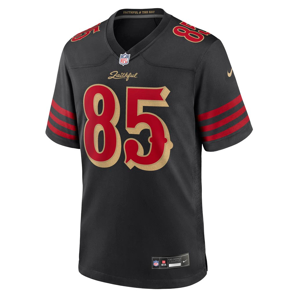 NFL San Francisco 49ers George Kittle Nike Rivalries Game Jersey - Black