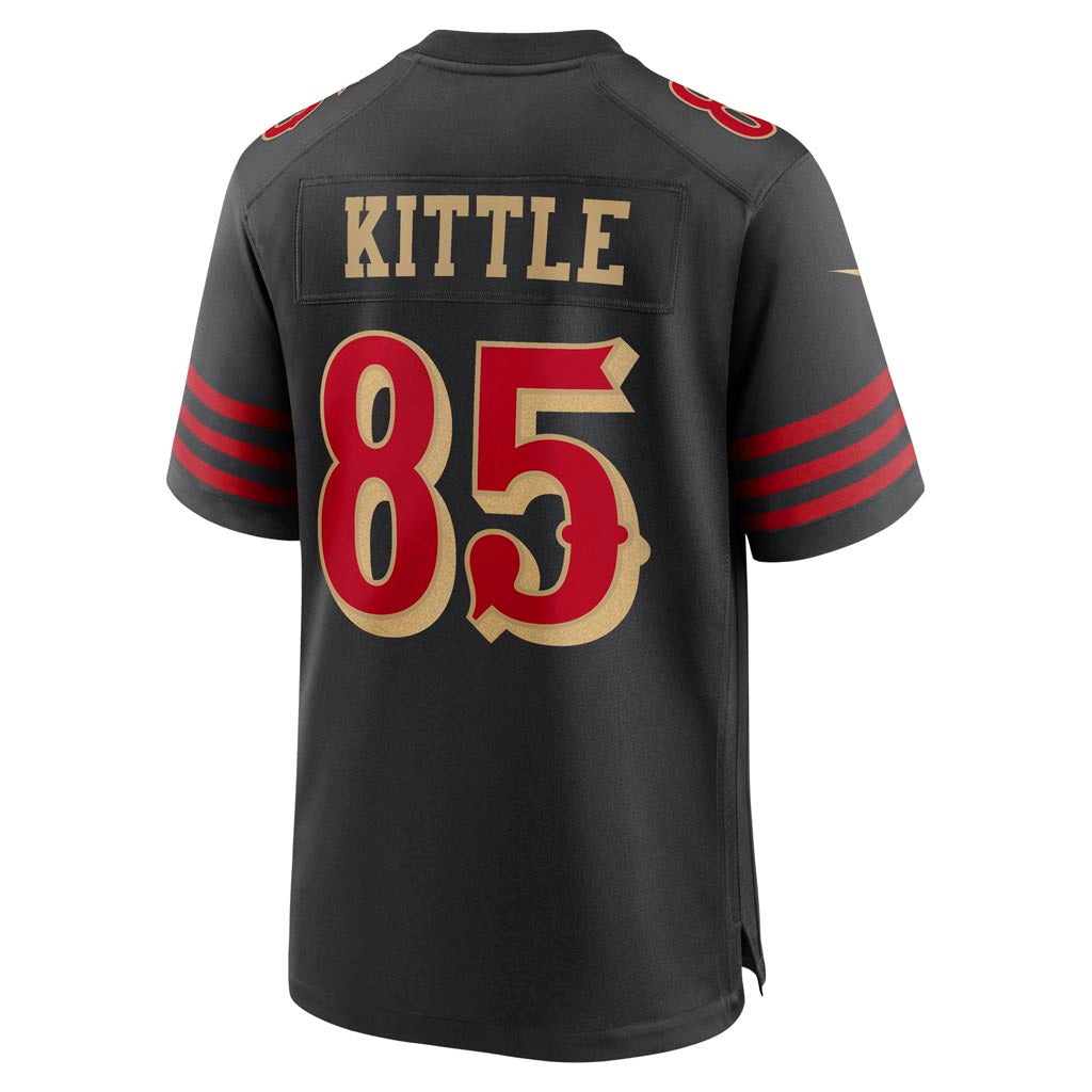 NFL San Francisco 49ers George Kittle Nike Rivalries Game Jersey - Black