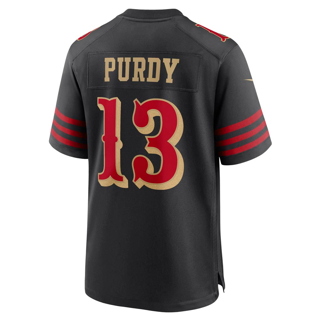 NFL San Francisco 49ers Brock Purdy Nike Rivalries Game Jersey - Black