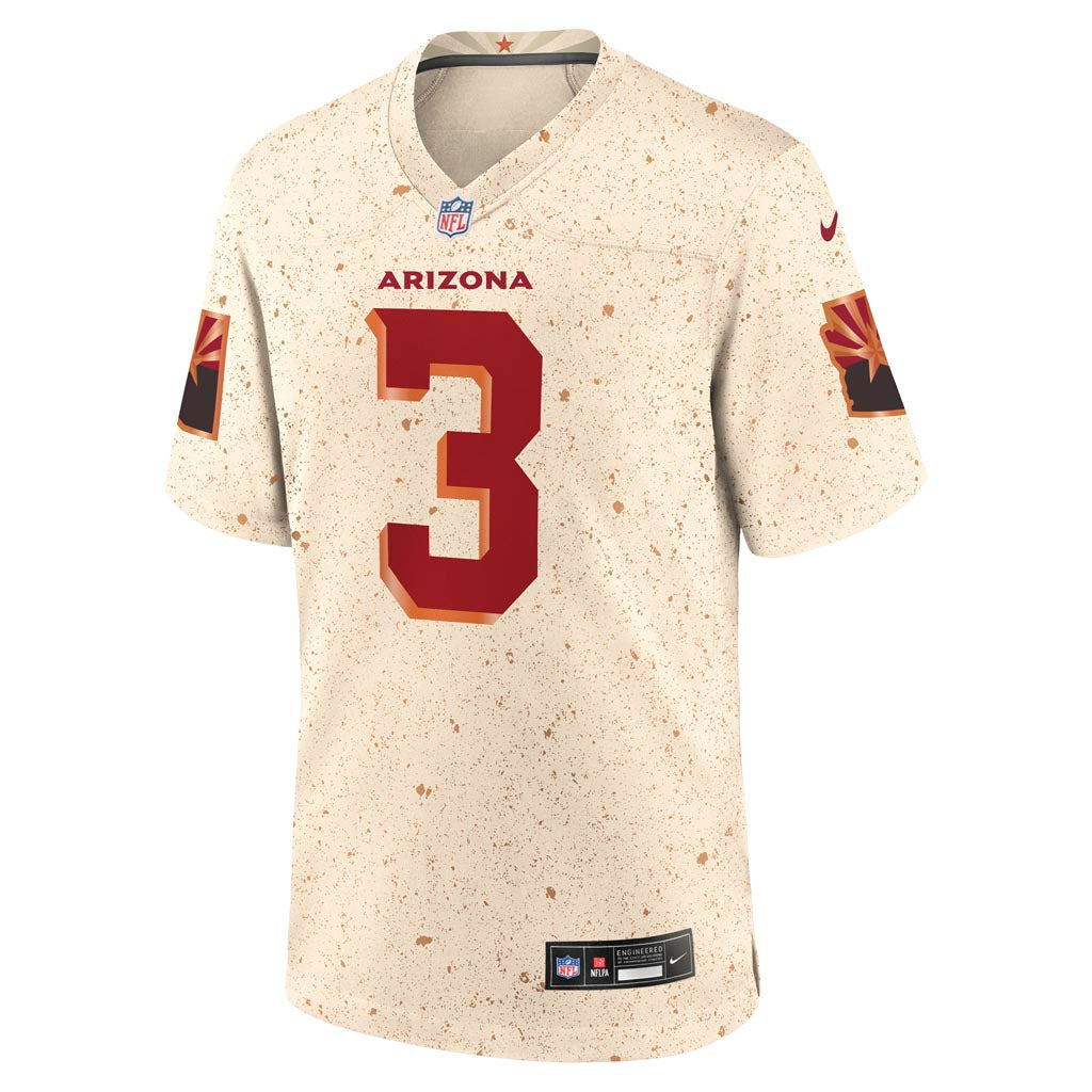 NFL Arizona Cardinals Budda Baker Nike Rivalries Game Jersey - Tan