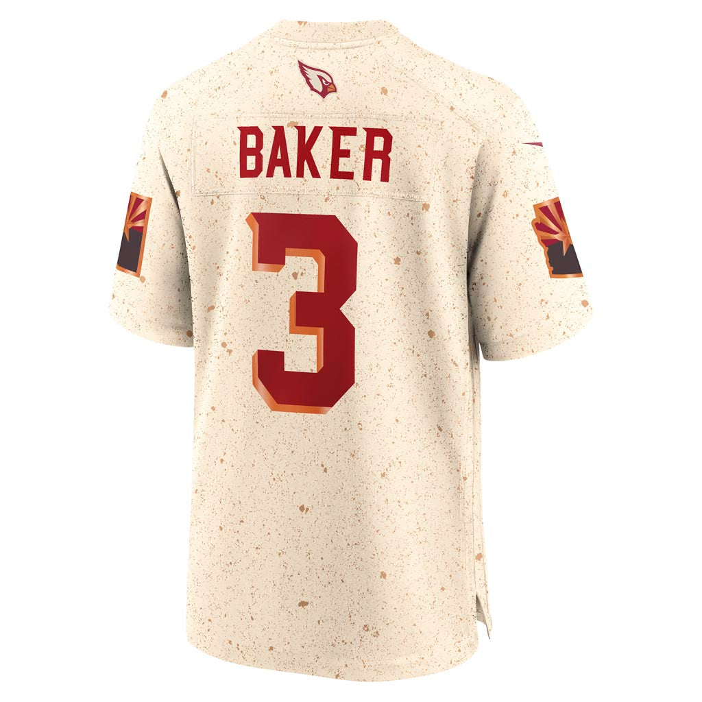 NFL Arizona Cardinals Budda Baker Nike Rivalries Game Jersey - Tan