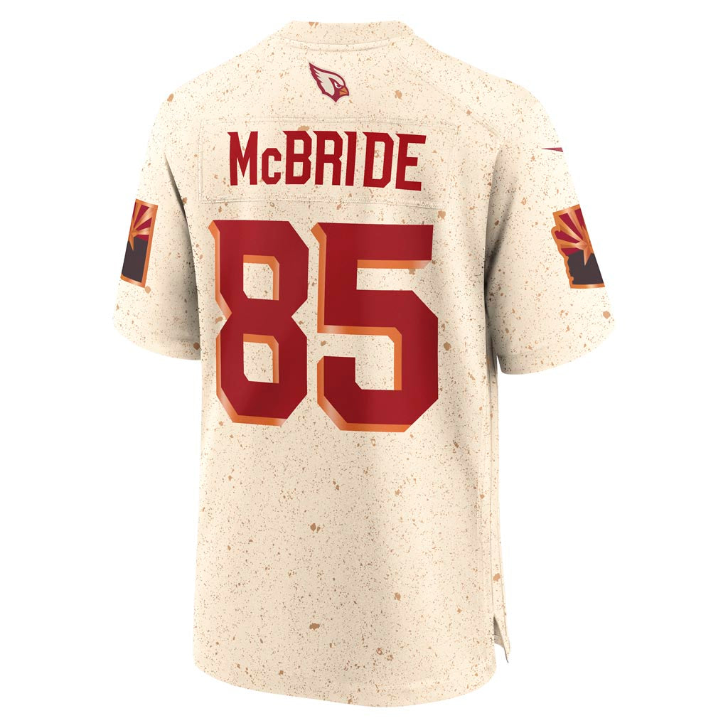 NFL Arizona Cardinals Trey McBride Nike Rivalries Game Jersey - Tan