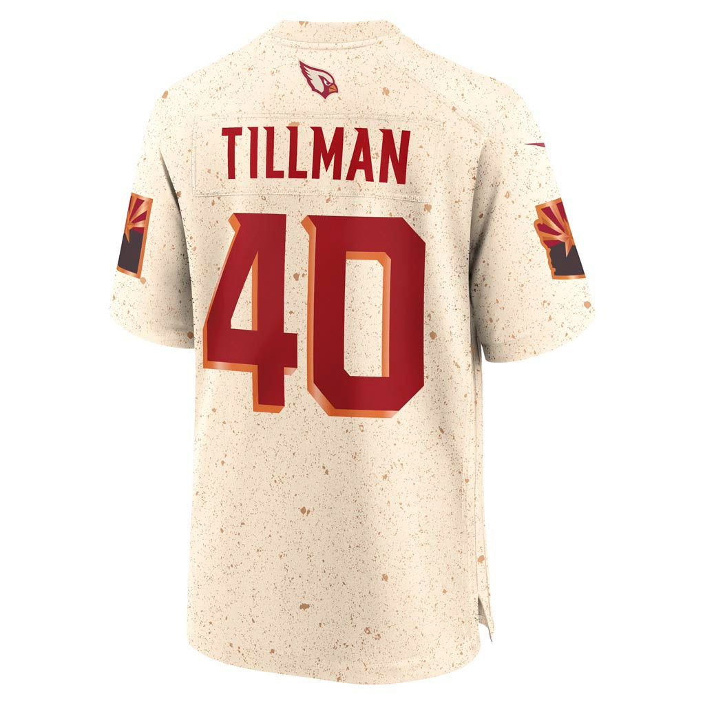 NFL Arizona Cardinals Pat Tillman Nike Rivalries Game Jersey - Tan