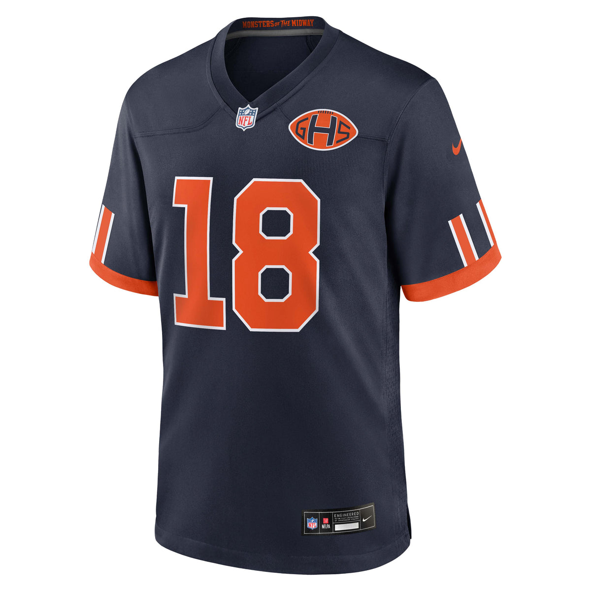 NFL Chicago Bears Caleb Williams Nike 2026 Rivalry Game Jersey- Navy
