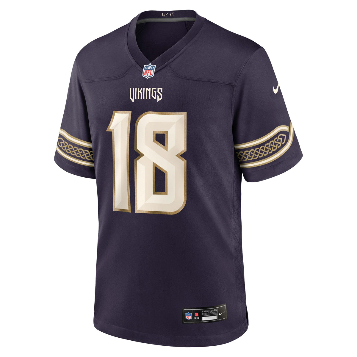 NFL Minnesota Vikings Justin Jefferson Nike 2026 Rivalry Game Jersey- Purple