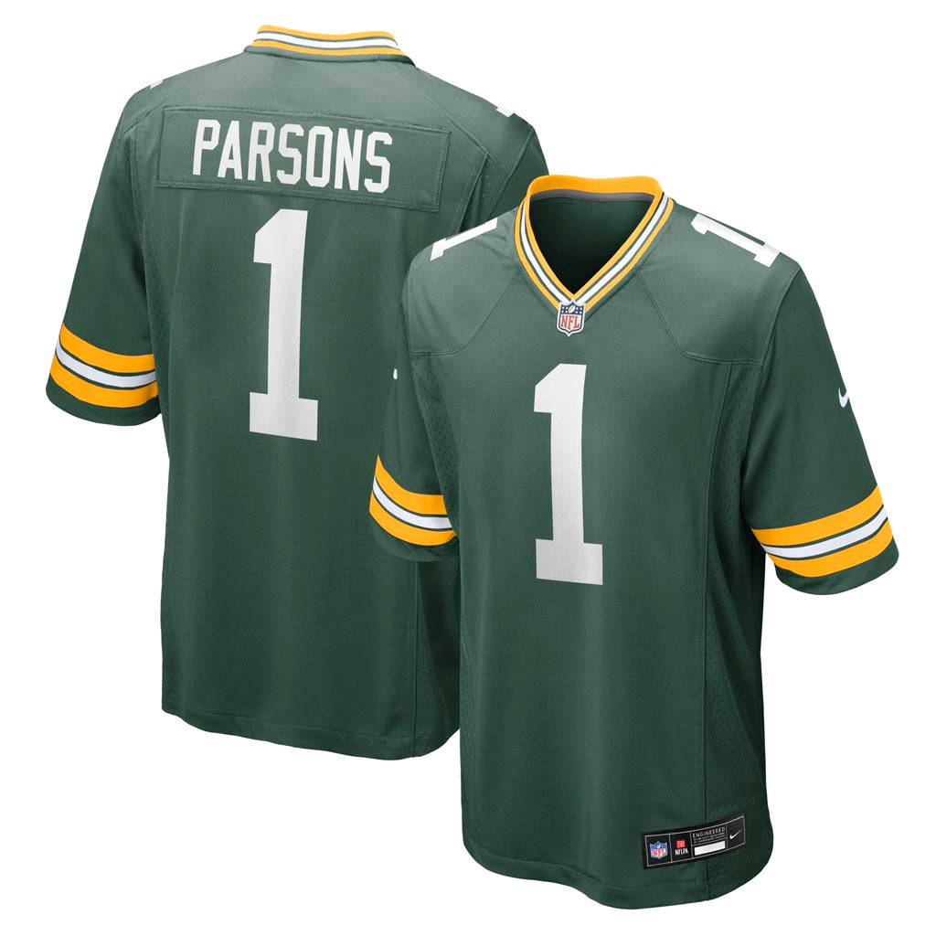 NFL Green Bay Packers Micah Parsons Nike Home Game Jersey - Green