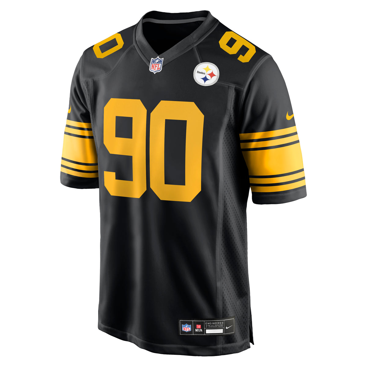 NFL Pittsburgh Steelers TJ Watt Nike Alternate Game Jersey- Black