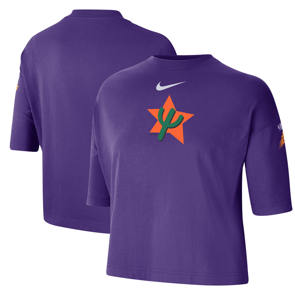 NBA Phoenix Suns Women's Nike 2024/25 City Edition Boxy Short Sleeve T-Shirt