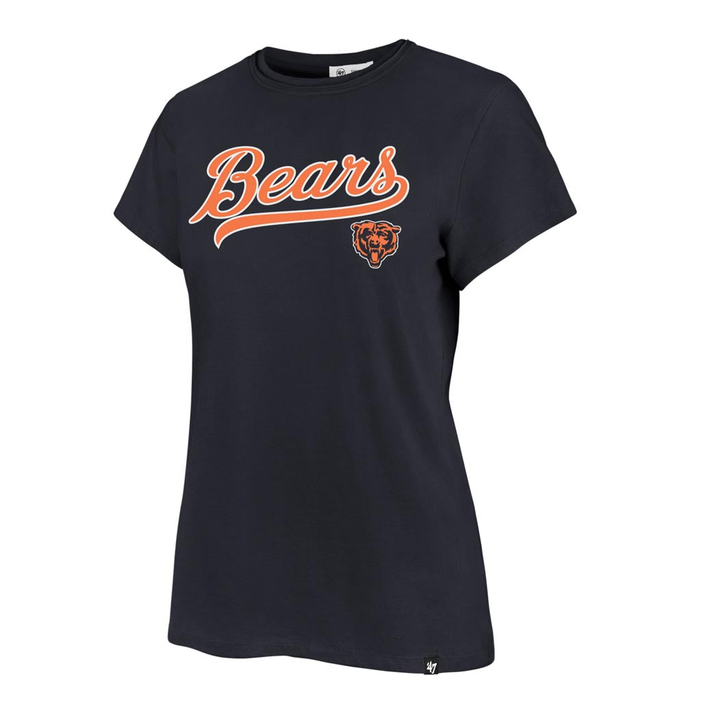 NFL Chicago Bears Women's '47 Tail Sweep Frankie T-Shirt - Navy