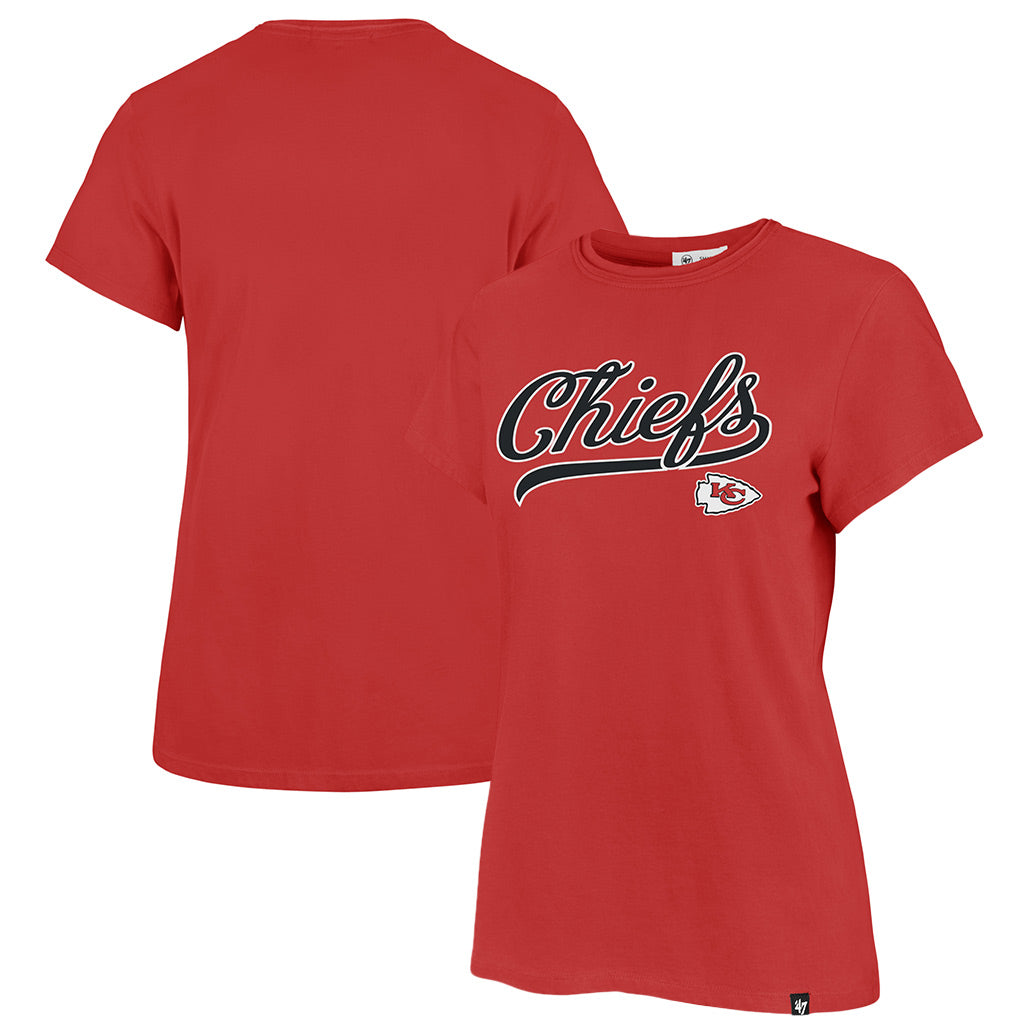 NFL Kansas City Chiefs Women's '47 Tail Sweep Frankie T-Shirt - Red