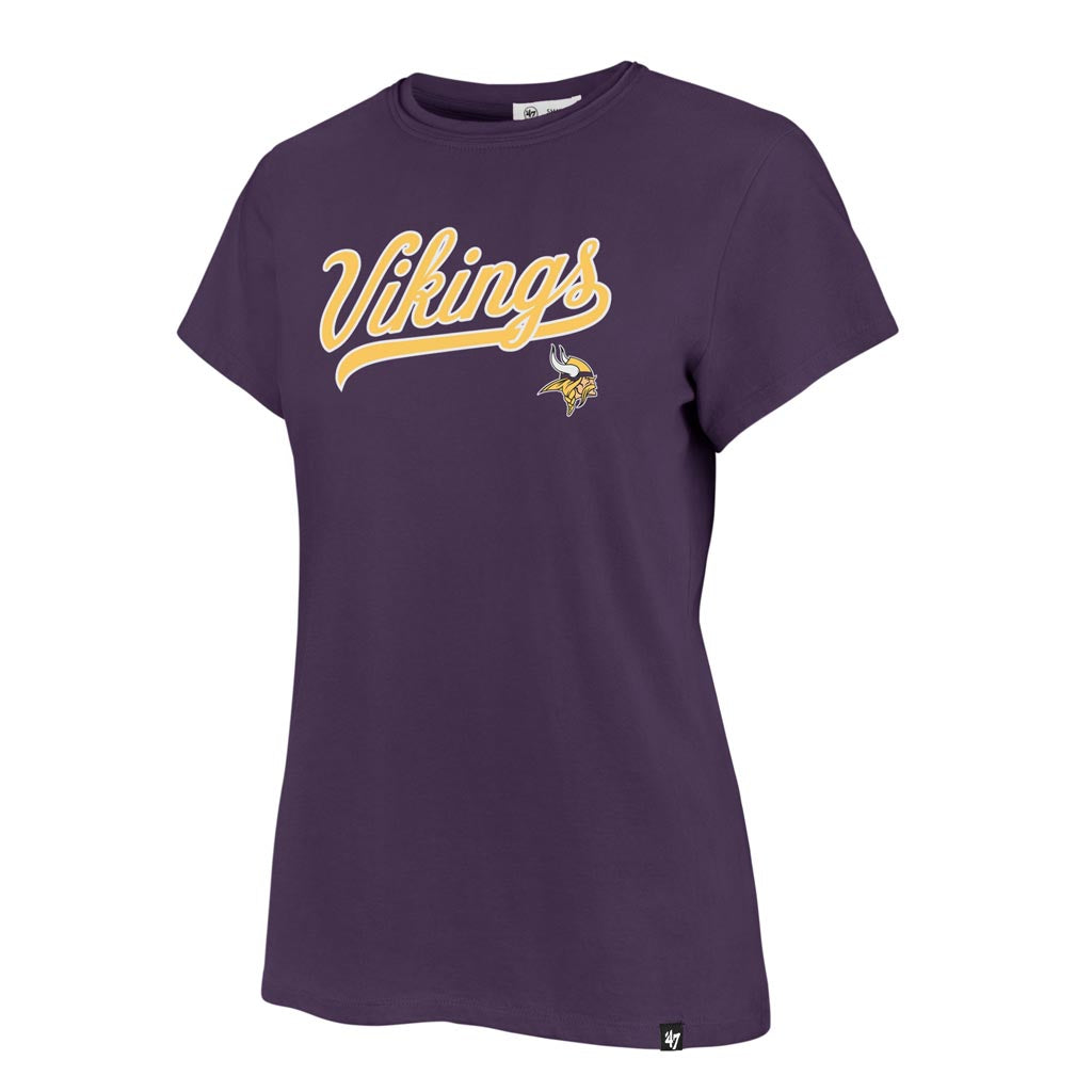 NFL Minnesota Vikings Women's '47 Tail Sweep Frankie T-Shirt - Purple
