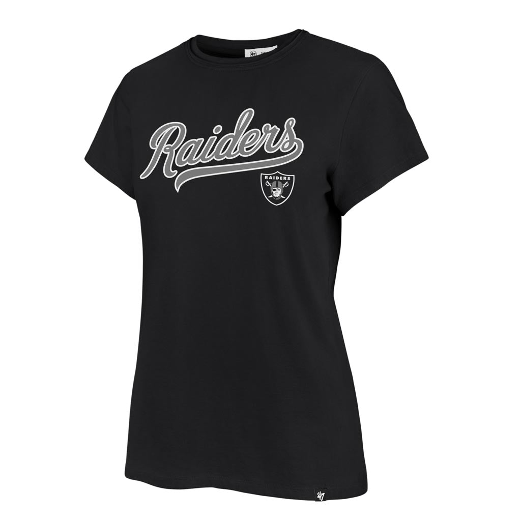 NFL Las Vegas Raiders Women's '47 Tail Sweep Frankie T-Shirt - Black