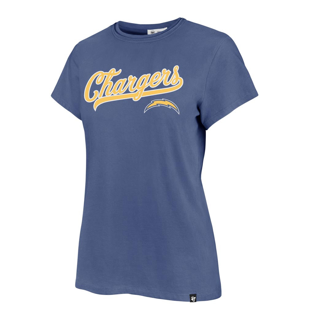 NFL Los Angeles Chargers Women's '47 Tail Sweep Frankie T-Shirt - Blue