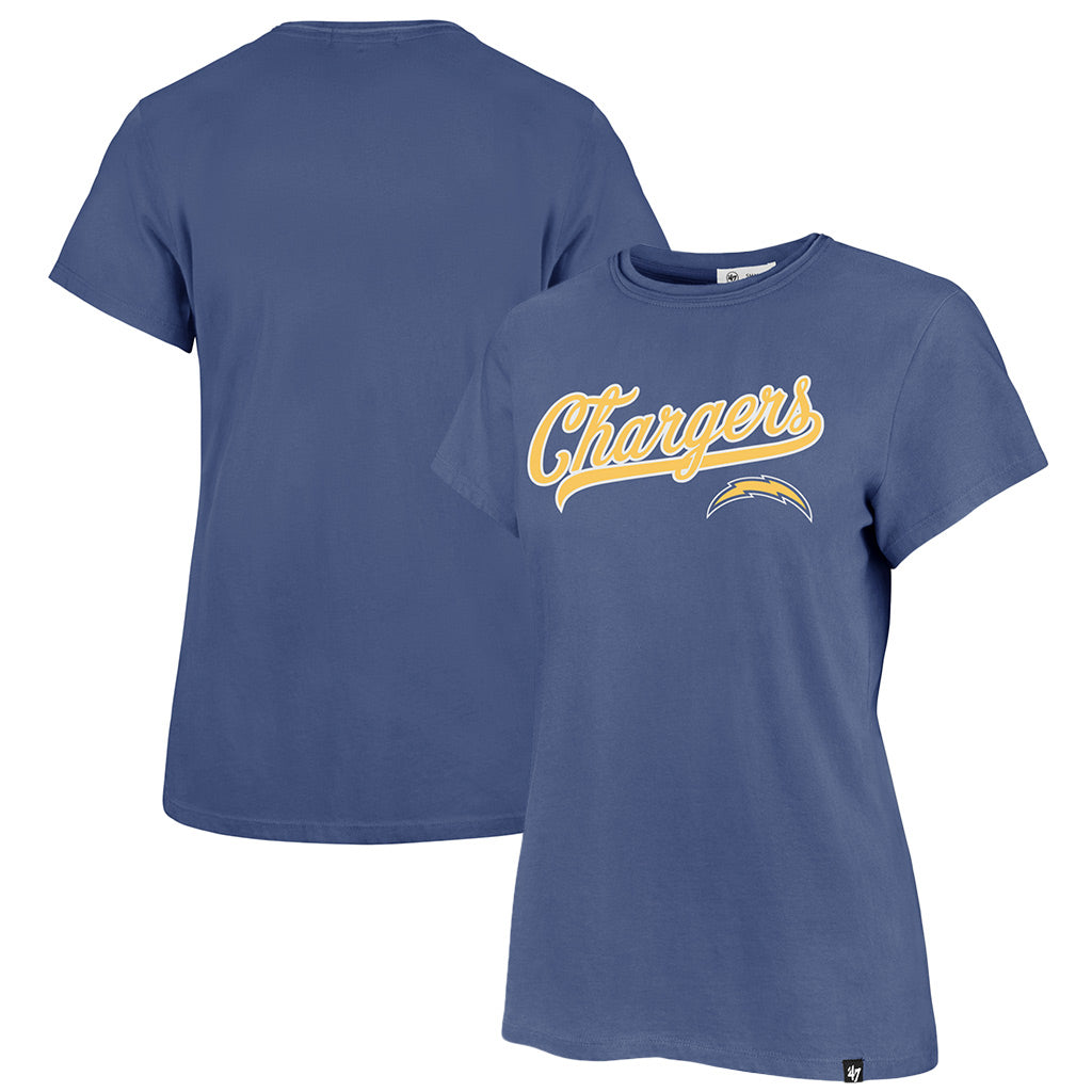 NFL Los Angeles Chargers Women's '47 Tail Sweep Frankie T-Shirt - Blue