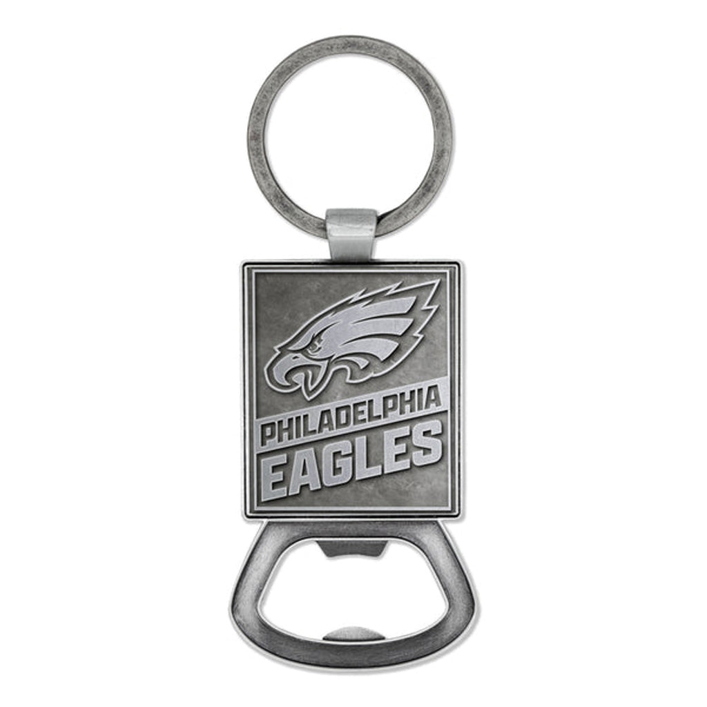 NFL Philadelphia Eagles Rico Pewter Bottle Opener Keychain - Gray