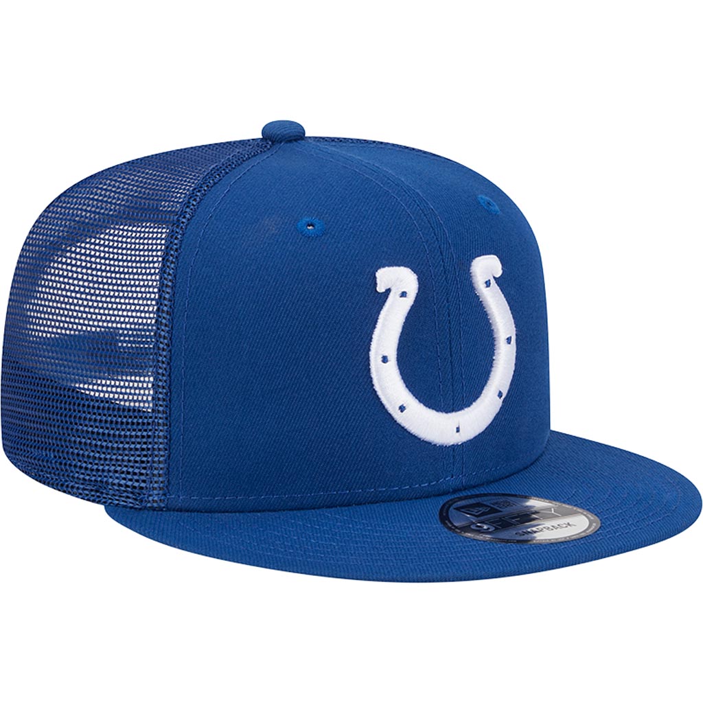 NFL Indianapolis Colts New Era 9FIFTY Snapback Trucker Hat - Blue