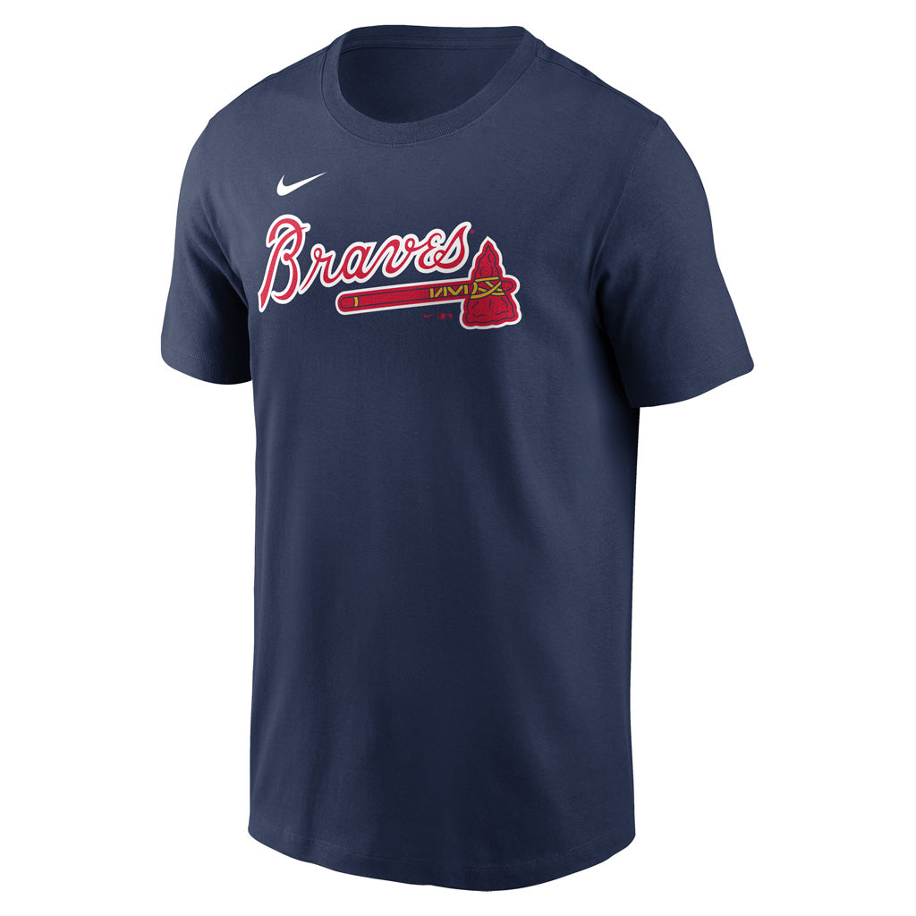 MLB Atlanta Braves Ronald Acuna Jr. Nike FUSE Name & Number T-Shirt - Navy