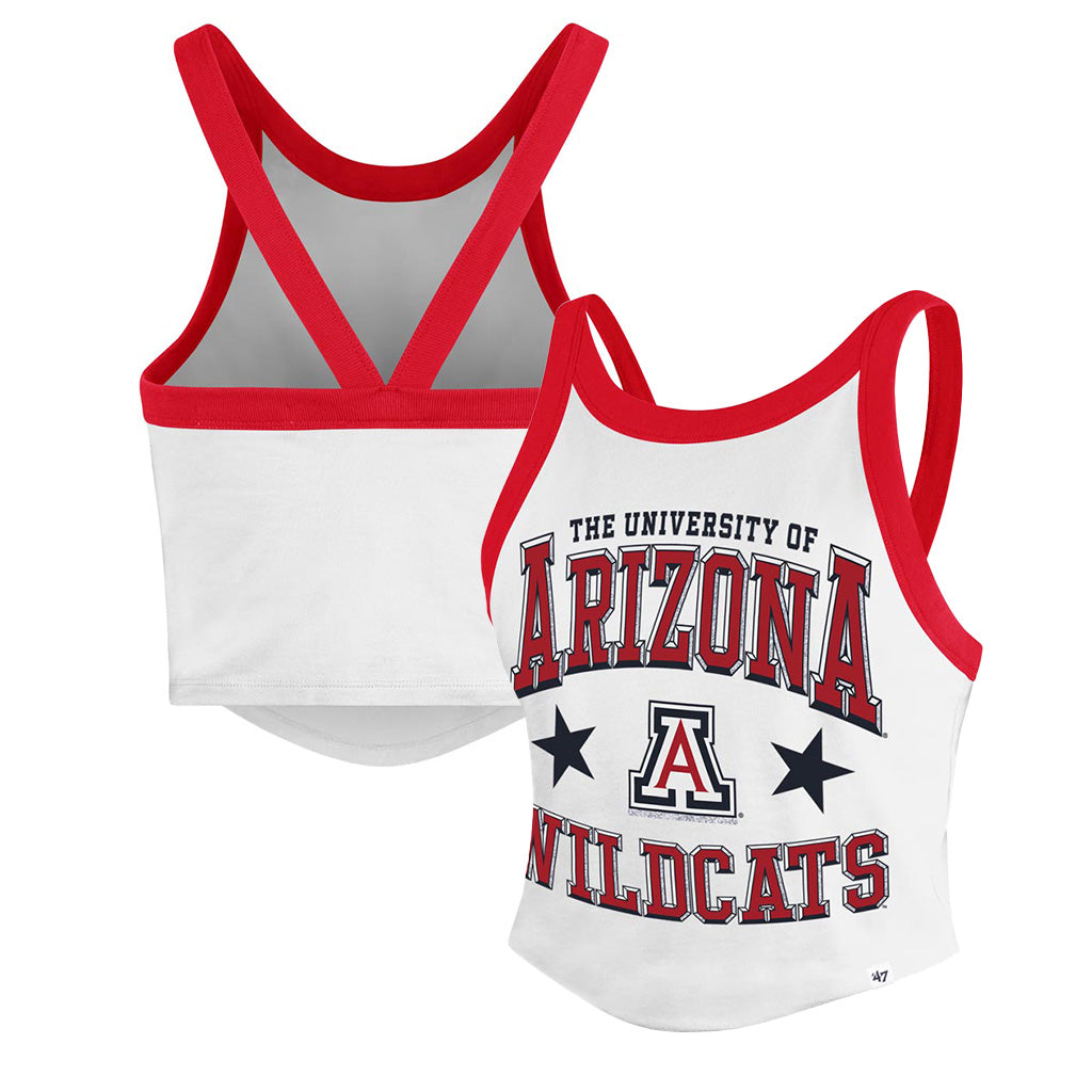 NCAA Arizona Wildcats Women's '47 Energize Sporty Tank Top - White