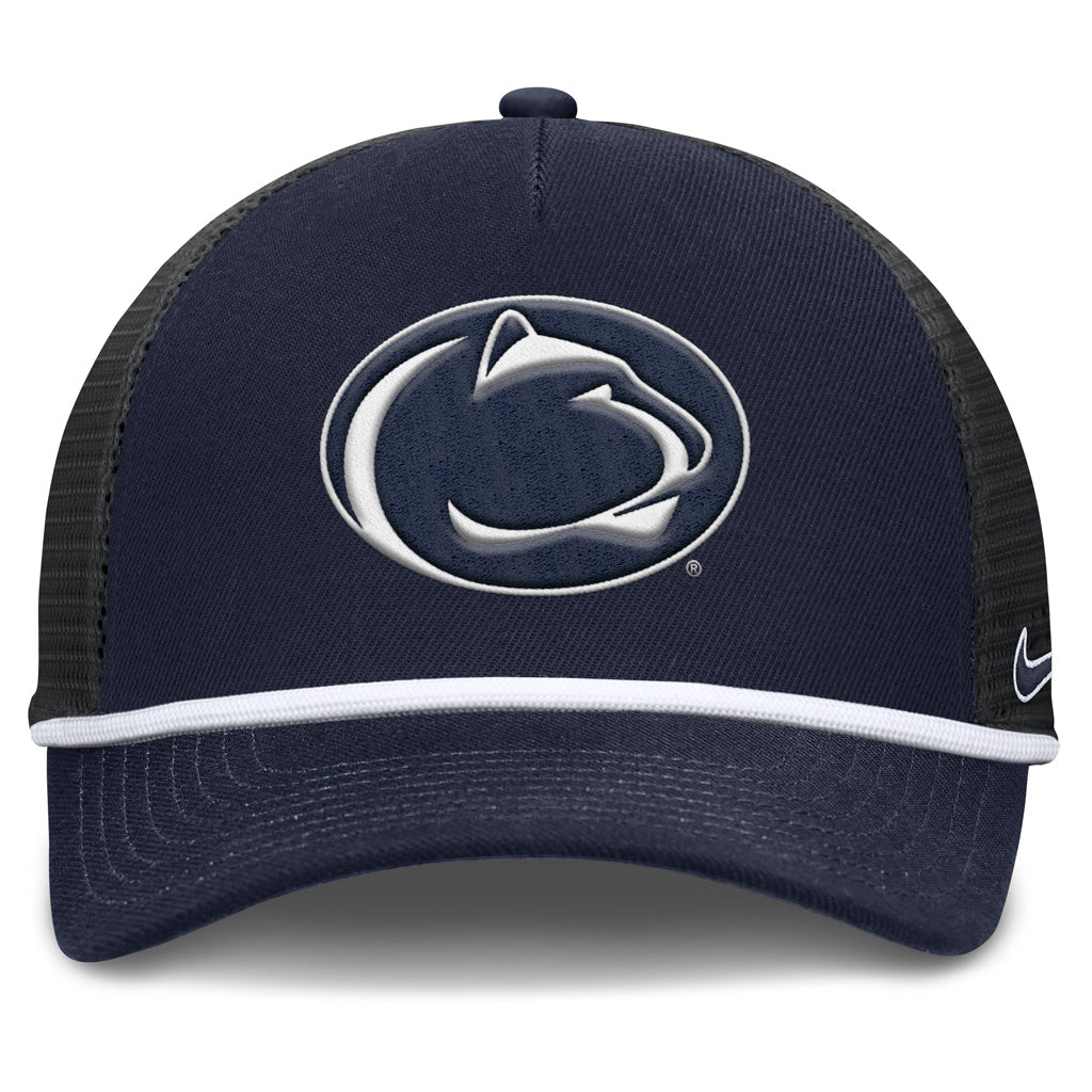 NCAA Penn State Nittany Lions Nike Primary Logo Snapback Trucker Hat - Navy