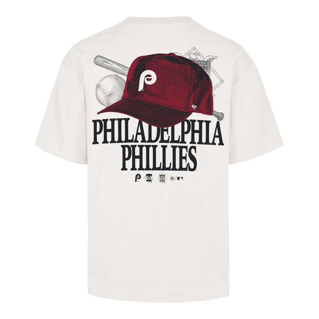 MLB Philadelphia Phillies '47 In The Paper Foundation T-Shirt - Sand