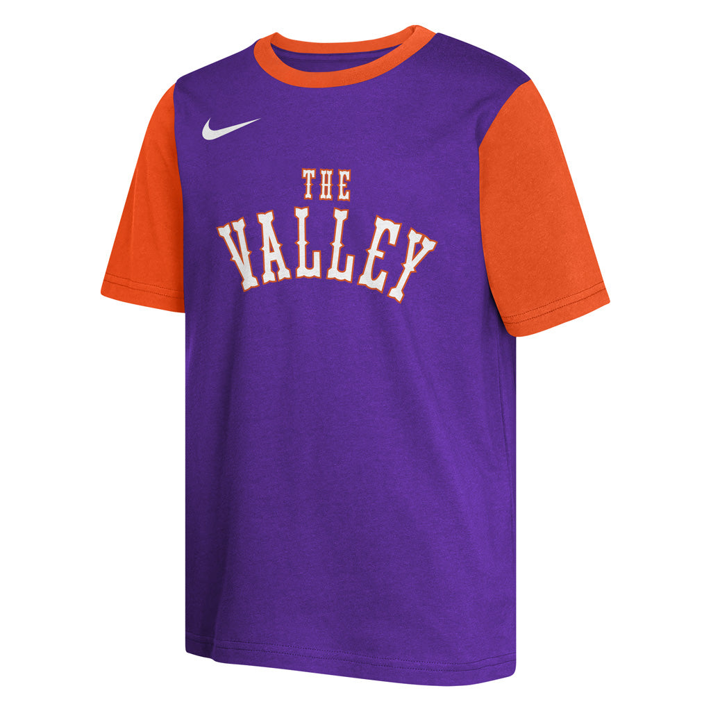 NBA Phoenix Suns Youth Nike City Edition 2024/25 Colorblock T-Shirt