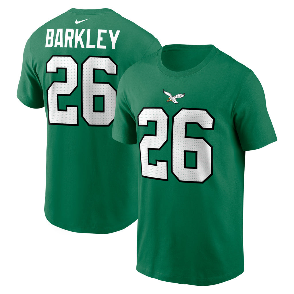 NFL Philadelphia Eagles Saquon Barkley Nike Name & Number T-Shirt - Green