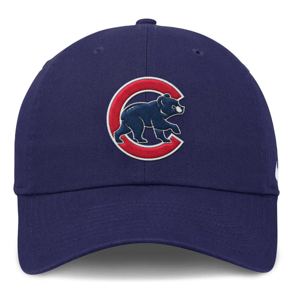 MLB Chicago Cubs Nike Primary Current Slouch Adjustable Hat - Blue