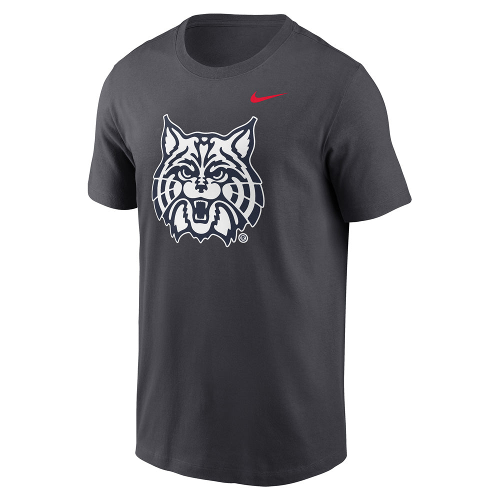 NCAA Arizona Wildcats Nike Mascot Essential Logo T-Shirt - Charcoal