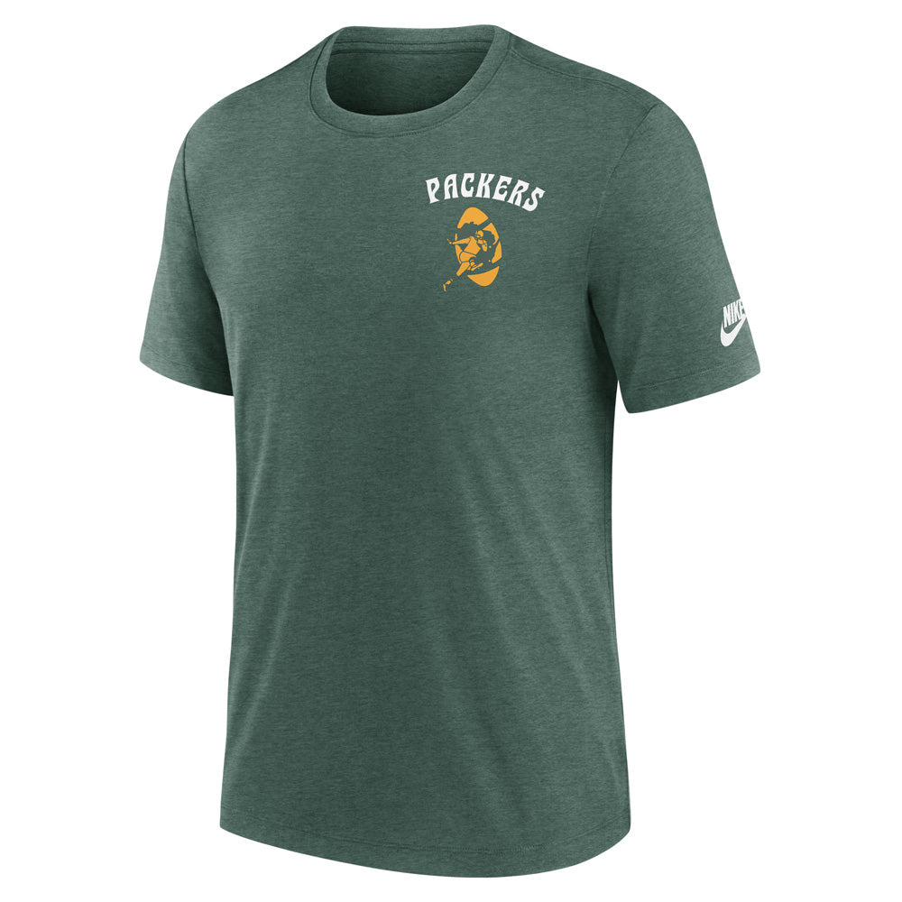 NFL Green Bay Packers Nike 2-Hit Tri-Blend T-Shirt - Green