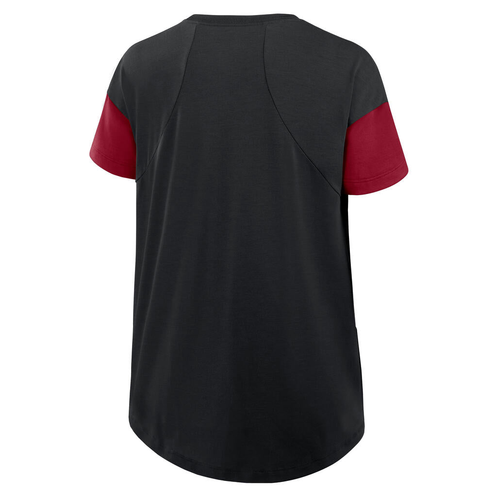 MLB Arizona Diamondbacks Women's Nike Flowy Fashion T-Shirt - Black
