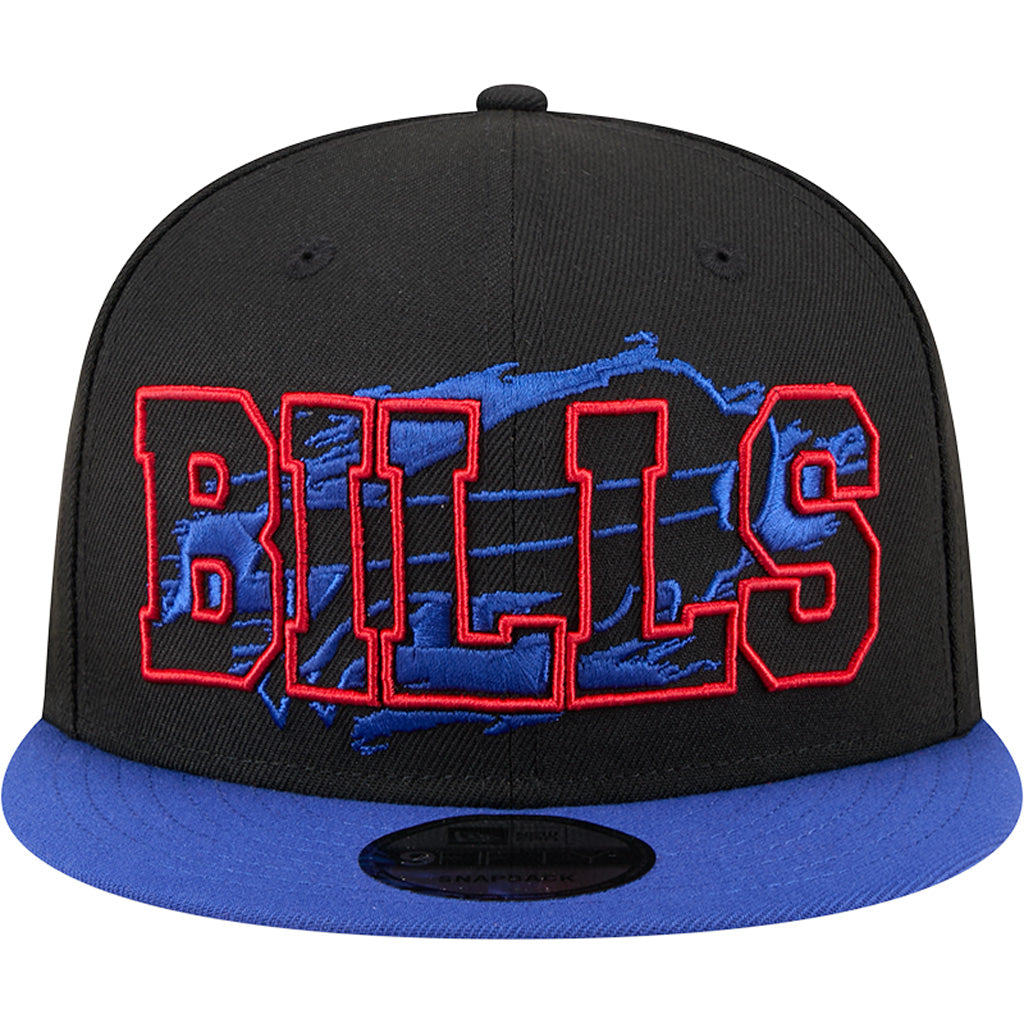 NFL Buffalo Bills New Era Splatter 9FIFTY Snapback Hat - Black