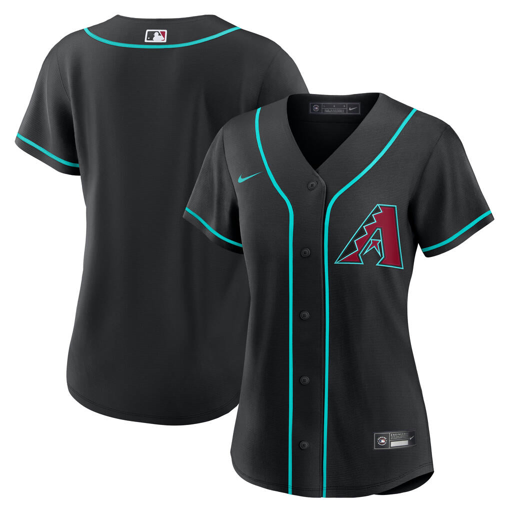 MLB Arizona Diamondbacks Women's Nike Alternate Replica Jersey - Black
