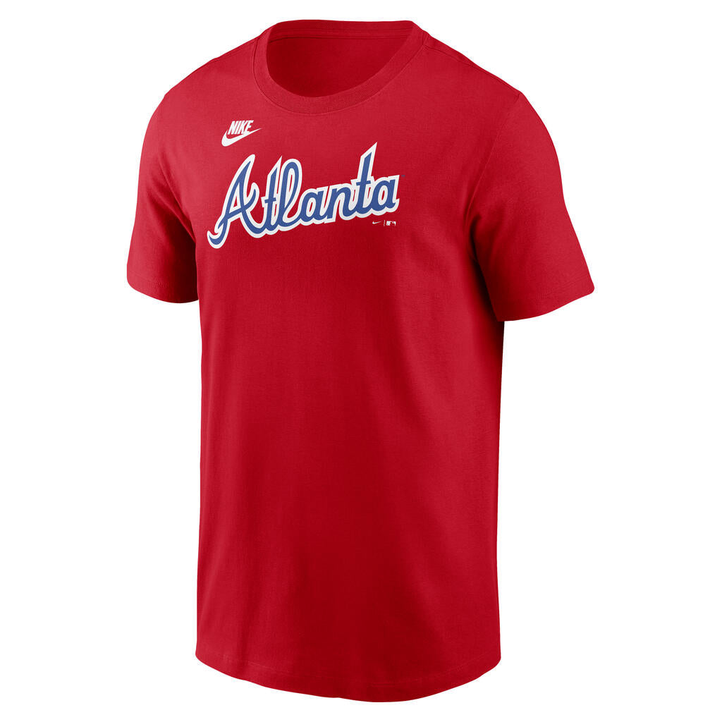 MLB Atlanta Braves Nike 90's Cooperstown Cotton T-Shirt - Red